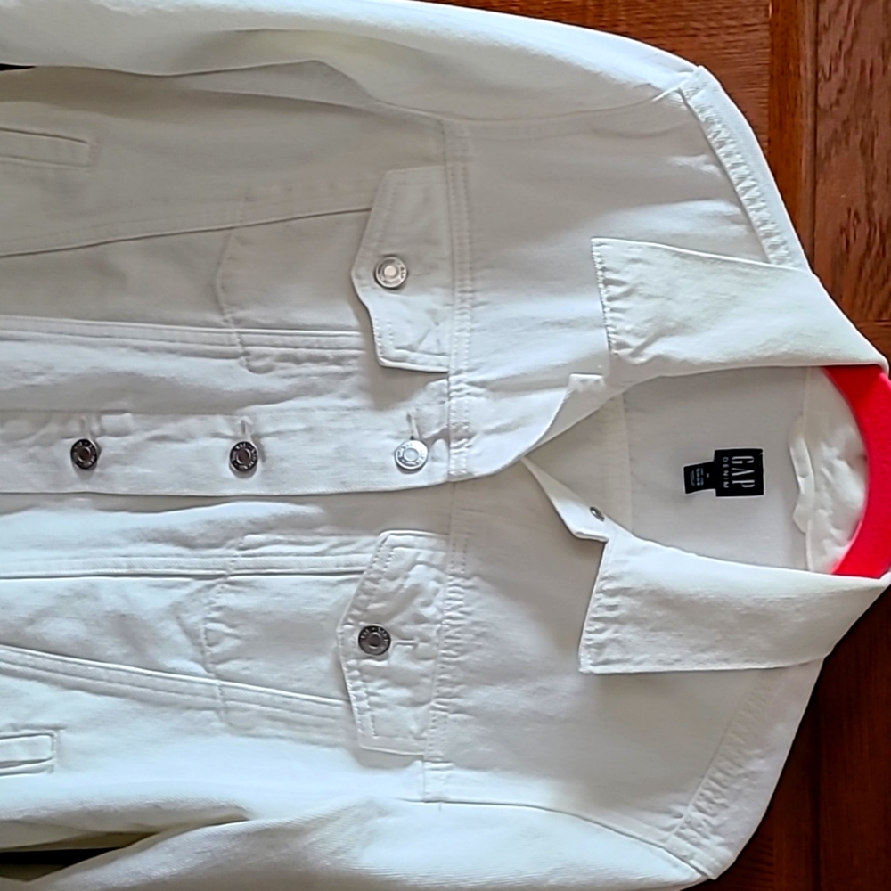 White Gap Denim Jacket